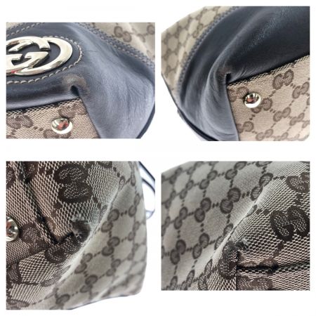  GUCCI グッチ GGキャンバス トートバッグ 169946 ブラウン