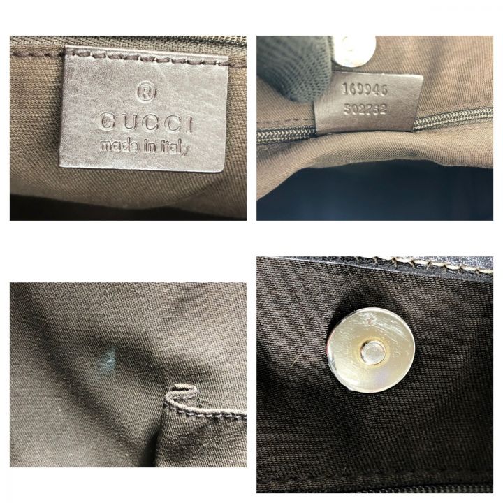 GUCCI グッチ GGキャンバス トートバッグ 169946 ブラウン｜中古 