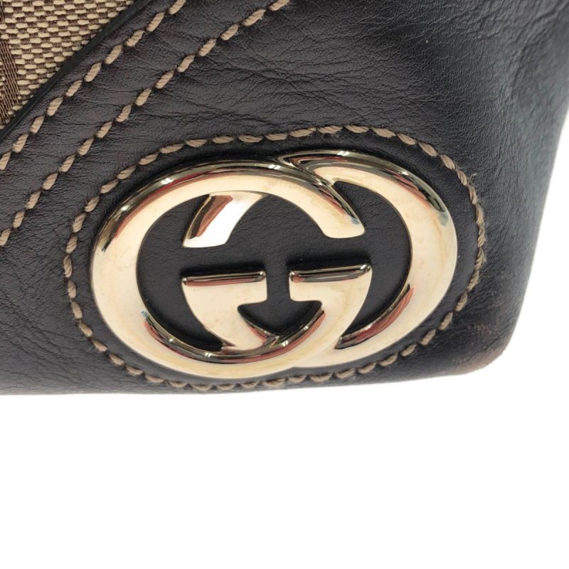 中古】 GUCCI グッチ GGキャンバス トートバッグ 169946 ブラウン