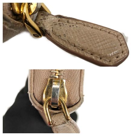  PRADA プラダ ラウンド 長財布 サフィアーノ 1ML506 ピンク