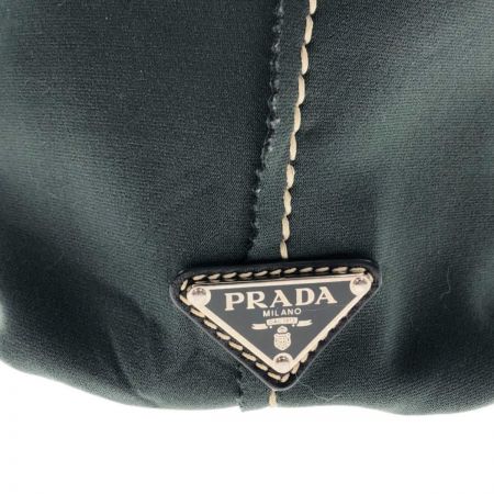  PRADA プラダ ネオプレーン トートバッグ ショルダーバッグ グリーン