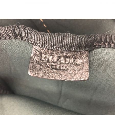  PRADA プラダ ネオプレーン トートバッグ ショルダーバッグ グリーン