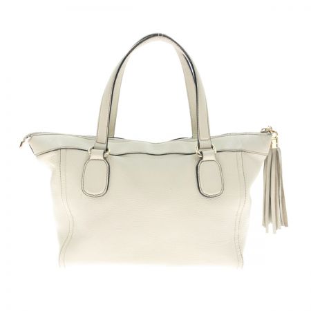  GUCCI グッチ ソーホー トートバッグ フリンジ 282307 ベージュ