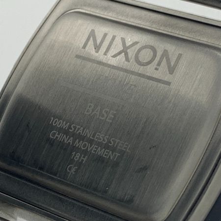  NIXON ニクソン BASE ベース クォーツ 腕時計 シルバー