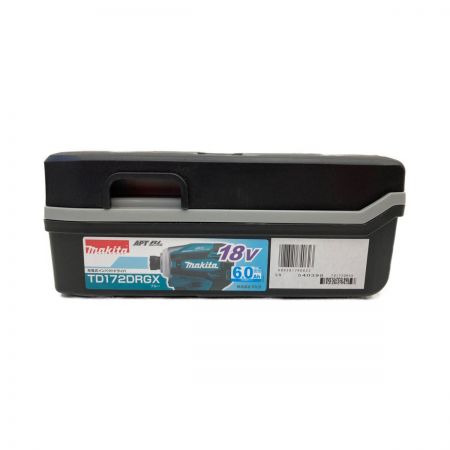  MAKITA マキタ 充電式インパクトドライバ 18V 6.0Ah TD172DRGX ブルー 未使用品