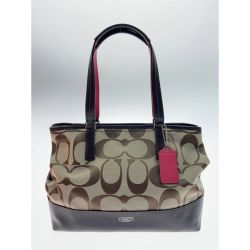 〇〇 COACH コーチ シグネチャー レディース トートバッグ F19354 ベージュ Bランク