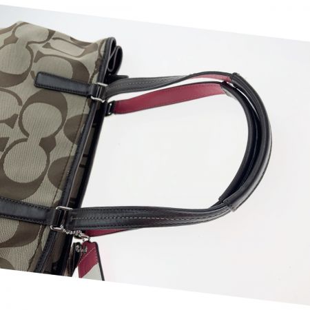  COACH コーチ シグネチャー レディース トートバッグ F19354 ベージュ