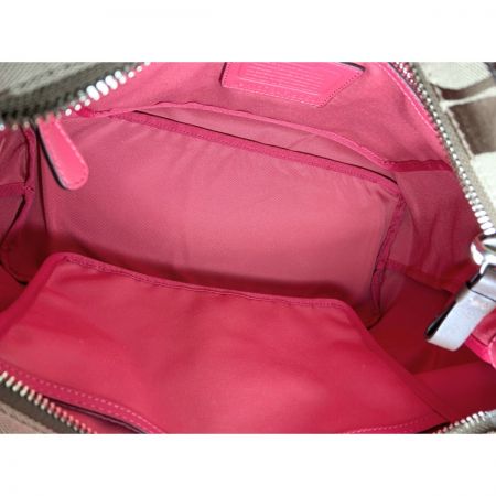  COACH コーチ シグネチャー レディース トートバッグ F19354 ベージュ