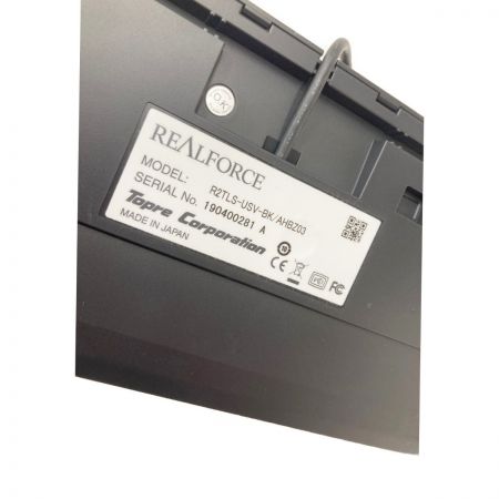  REALFORCE テンキーレス USB ゲーミング キーボード R2TLS-USV-BK ブラック
