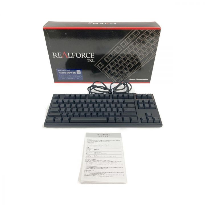 REALFORCE テンキーレス USB ゲーミング キーボード R2TLS-USV-BK ブラック｜中古｜なんでもリサイクルビッグバン