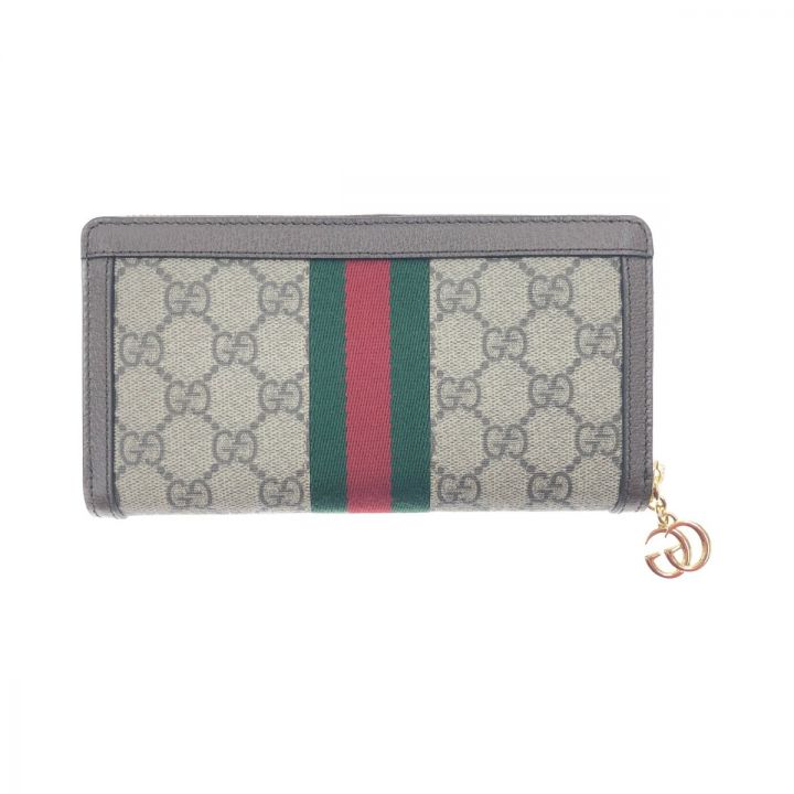 GUCCI グッチ オフィディア GG ジップアラウンドウォレット 長財布 523154 ブラウン｜中古｜なんでもリサイクルビッグバン