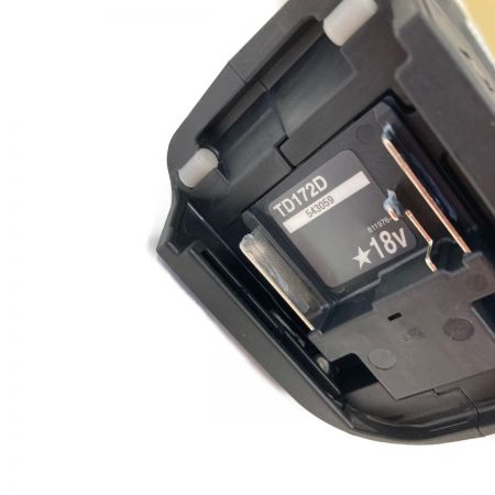  MAKITA マキタ 充電式インパクトドライバ 18V 6.0Ah TD172DRGX ブラック 未使用品