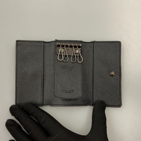  COACH コーチ 5連 キーケース １連欠品 F26100 ブラック