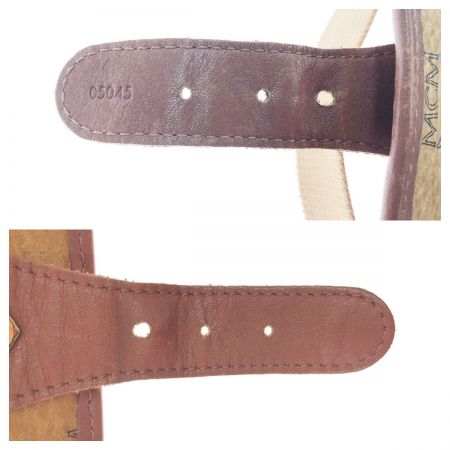  MCM エムシーエム ハートプレート ヴィンテージ リュック ブラウン