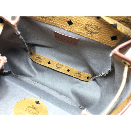  MCM エムシーエム ハートプレート ヴィンテージ リュック ブラウン