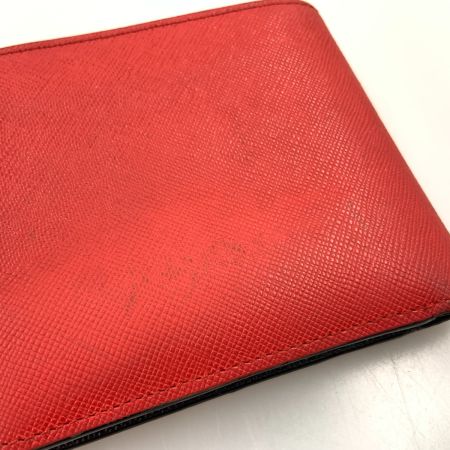  Paul Smith ポールスミス 二つ折り財布 レッド