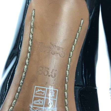  COACH コーチ レディース パンプス US5C FG1498 ブラック