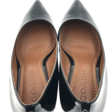  COACH コーチ レディース パンプス US5C FG1498 ブラック