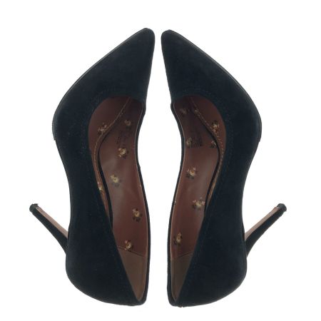  COACH コーチ レディース パンプス US5.5C G1808 ブラック