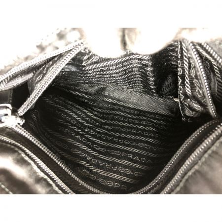  PRADA プラダ ナイロン ショルダーバッグ  ブラック