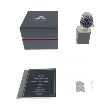  ORIENT オリエント ダイバーズ ウォッチ 自動巻き M-FORCE エムフォース 腕時計  EL03-0-B シルバー x ネイビー