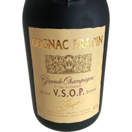 中古】 COGNAC FRAPIN VSOP ブランデー 700ml Nランク 未開栓｜総合