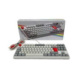 〇〇 XTRFY K4 RGB 英語配列 赤軸メカニカル ゲーミングキーボード K4 TKL RGB Bランク