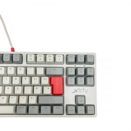 Xtrfy K4 TKL RGB WHITE 赤軸 ゲーミングキーボード