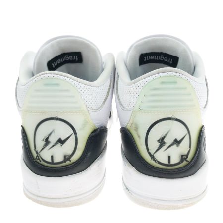  NIKE ナイキ スニーカー AIR JORDAN 3 RETRO SP NIKE×Fragment Design 28.5cm DA3595-100 ホワイト×ブラック