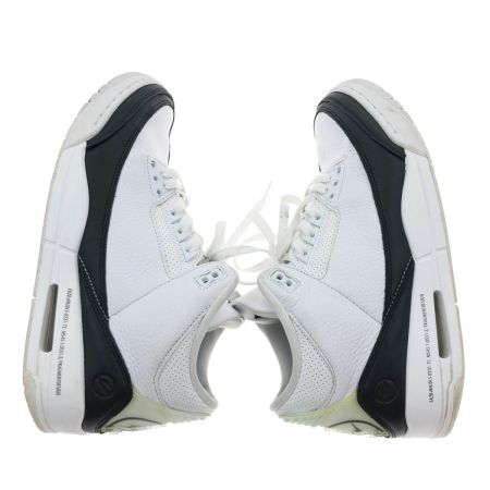  NIKE ナイキ スニーカー AIR JORDAN 3 RETRO SP NIKE×Fragment Design 28.5cm DA3595-100 ホワイト×ブラック