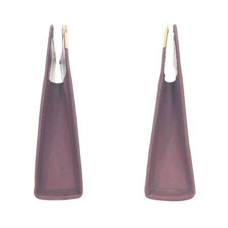  Cartier カルティエ マスト ドゥ カルティエ カーフレザー タバコケース シガレットケース ワインレッド