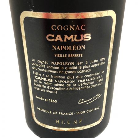  CAMUS カミュ NAPOLEON ナポレオン VIEILLE RESERVE コニャック ブランデー 40％ 700ml 未開栓
