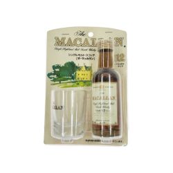 〇〇 The MACALLAN マッカラン スコッチ ザ・マッカラン 12年 ショットグラス付 50ml Nランク 未開栓
