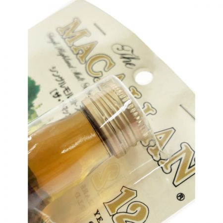 The MACALLAN マッカラン スコッチ ザ・マッカラン 12年 ショットグラス付 50ml 未開栓