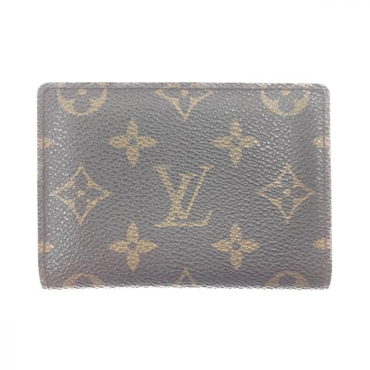 LOUIS VUITTON ルイヴィトン モノグラム ポルト2カルト ヴェルティカル パスケース カードケース M60533 ブラウン ｜中古｜なんでもリサイクルビッグバン