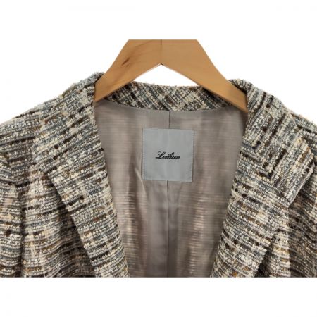  Leilian レリアン レディース スーツ サイズ13 ベージュ