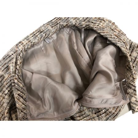  Leilian レリアン レディース スーツ サイズ13 ベージュ