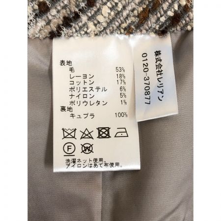  Leilian レリアン レディース スーツ サイズ13 ベージュ