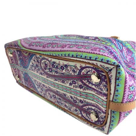 ETRO エトロ バッグ 2WAYバッグ ペイズリー バイオレット