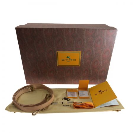  ETRO エトロ バッグ 2WAYバッグ ペイズリー バイオレット