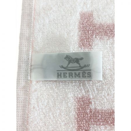  HERMES エルメス Avalon アヴァロン カレタオル ハンカチ ローズ ピンク