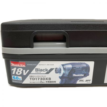  MAKITA マキタ 充電式インパクトドライバ TD173DXB ブラック 未使用品