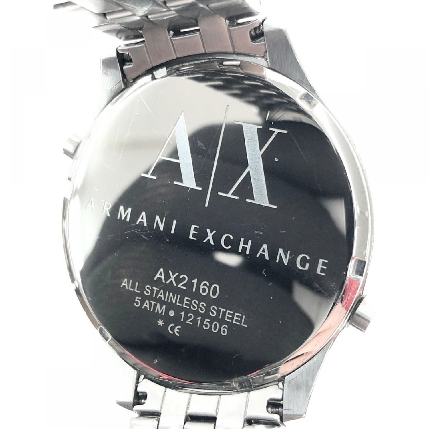 中古】 ARMANI アルマーニ エクスチェンジ 腕時計 AX2160 シルバー B