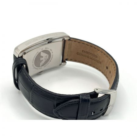  ARMANI アルマーニ クォーツ アナログ AR-1604 シルバー x ブラック