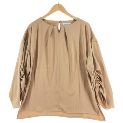 〇〇 Leilian レリアン レディース ブラウス サイズ11 NEMIKA ゴールド Bランク