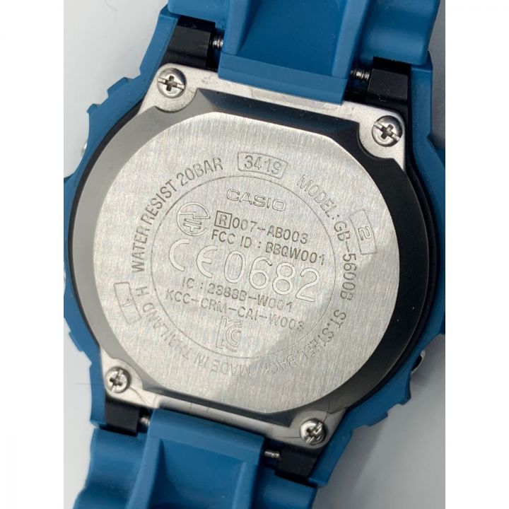 CASIO カシオ Gショック Bluetooth対応 GB-5600B ブルー - 中古腕時計