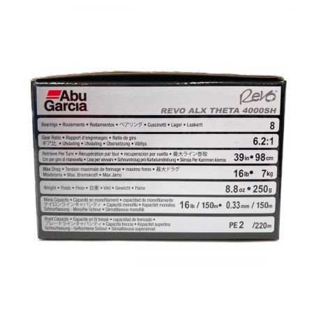  Abu Garcia アブガルシア REVO ALX THETA レボ エーエルエックス シータ 4000SH スピニングリール 1530610