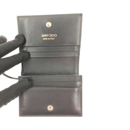  JIMMY CHOO ジミーチュウ ハンヌ 二つ折り財布 14503855 ブラック