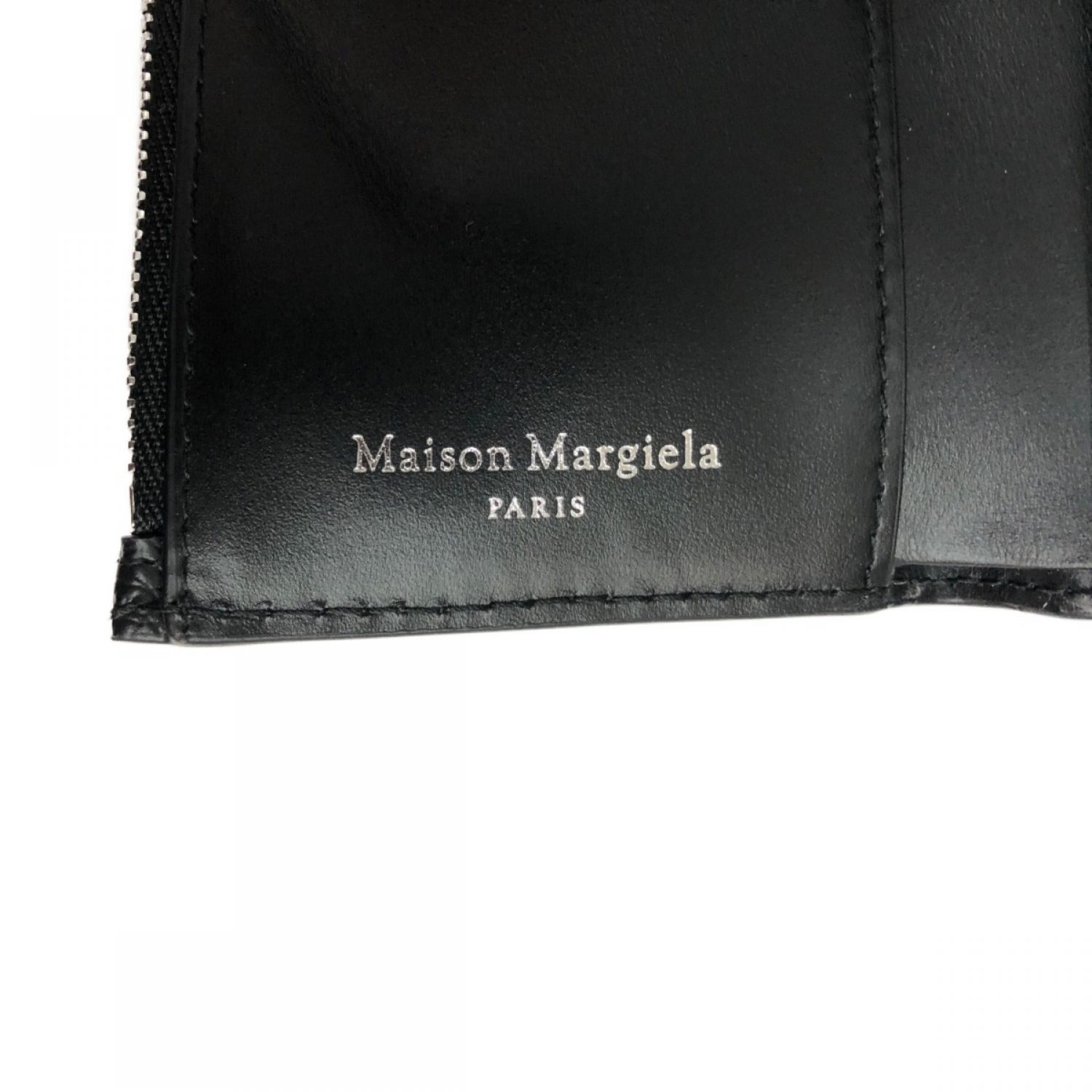 中古】 Maison Margiela マルタンマルジェラ 4ステッチ 三つ折り財布