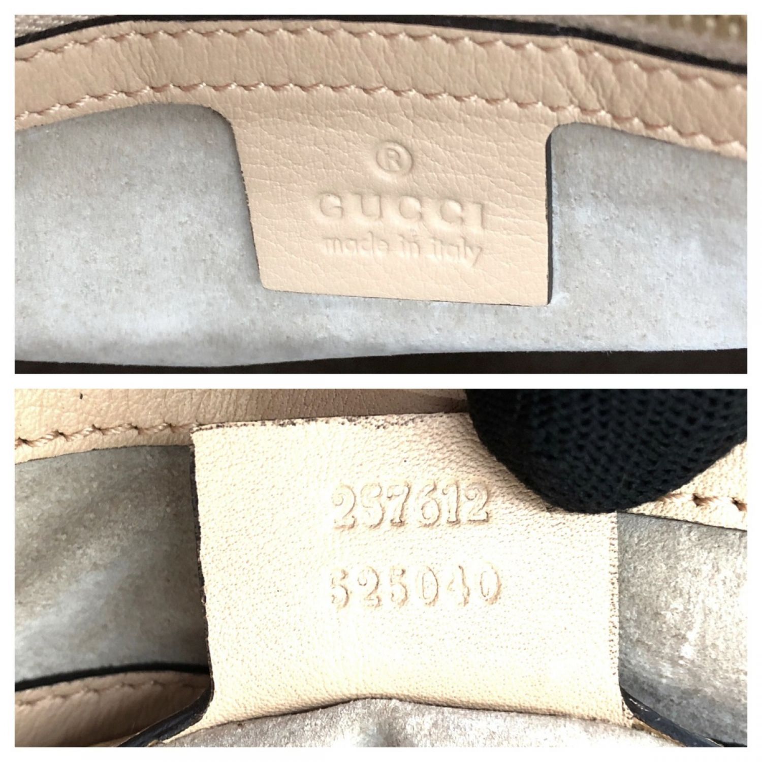 中古】 GUCCI グッチ エナメルGG メイフェア ボウディテール トート